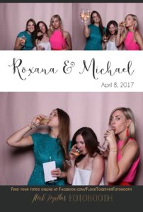 blush photo booth backdrop