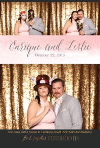 gold sequin Dallas photo booth at Tower Club Dallas