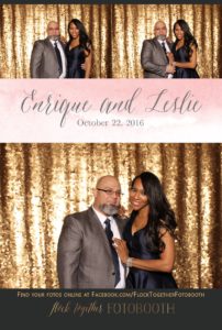 gold sequin Dallas photo booth at Tower Club Dallas